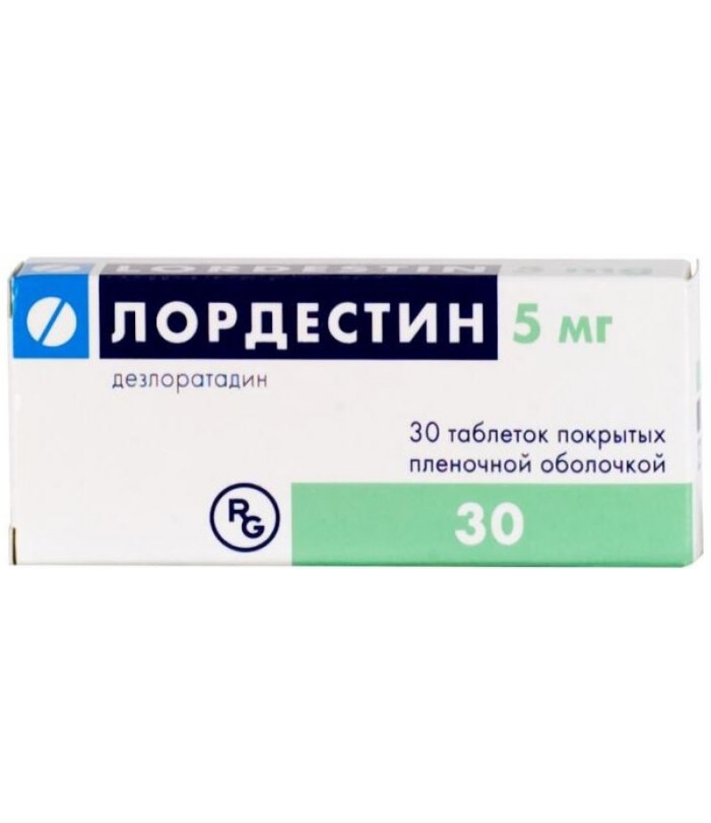 Lordestin tabs 5mg #30 Lordestin tabs 5mg #30