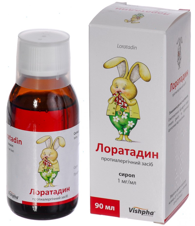 Loratadine syrup 5 mg / 100 ml Loratadine syrup 5 mg / 100 ml
