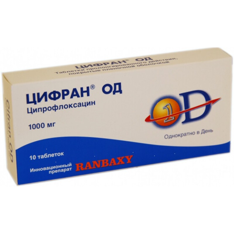 Cifran OD tabs 1000mg #10