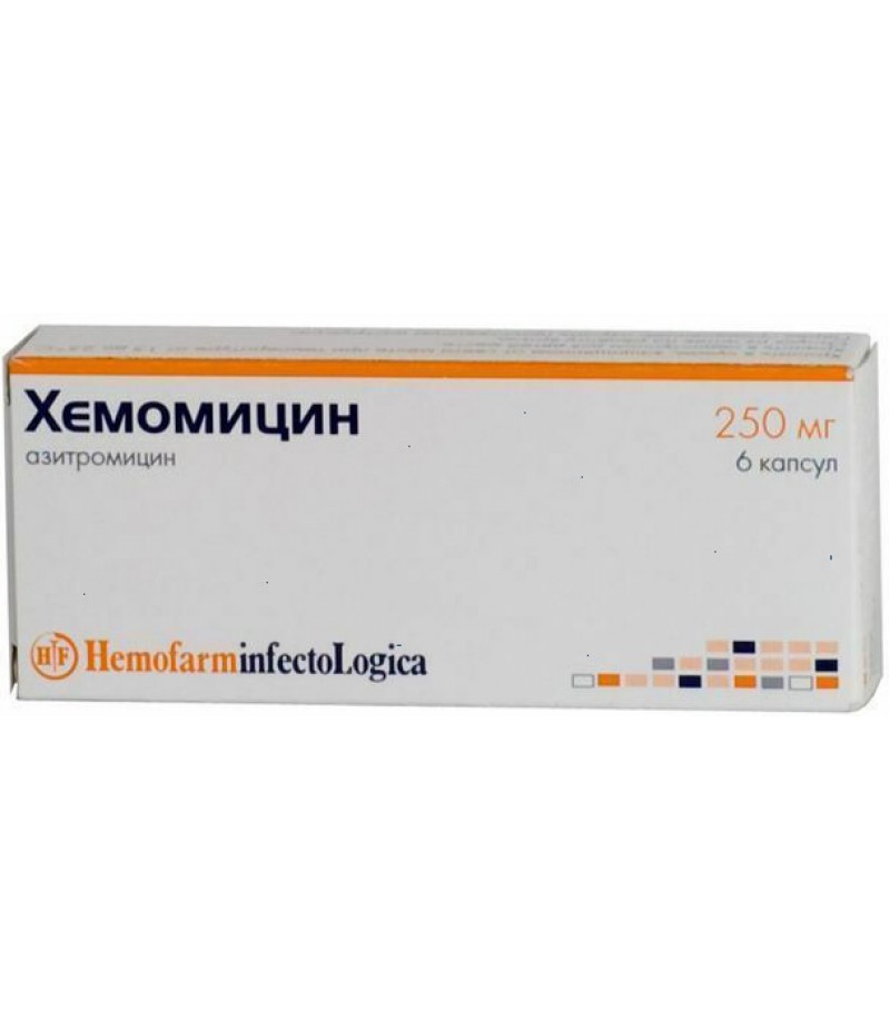 Hemomycin caps 250mg #6 Hemomycin caps 250mg #6