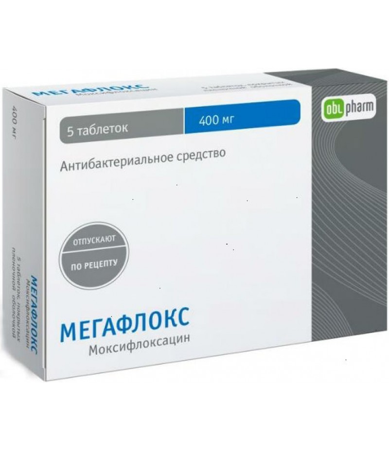 Megaflox tabs 400mg #5 Megaflox tabs 400mg #5
