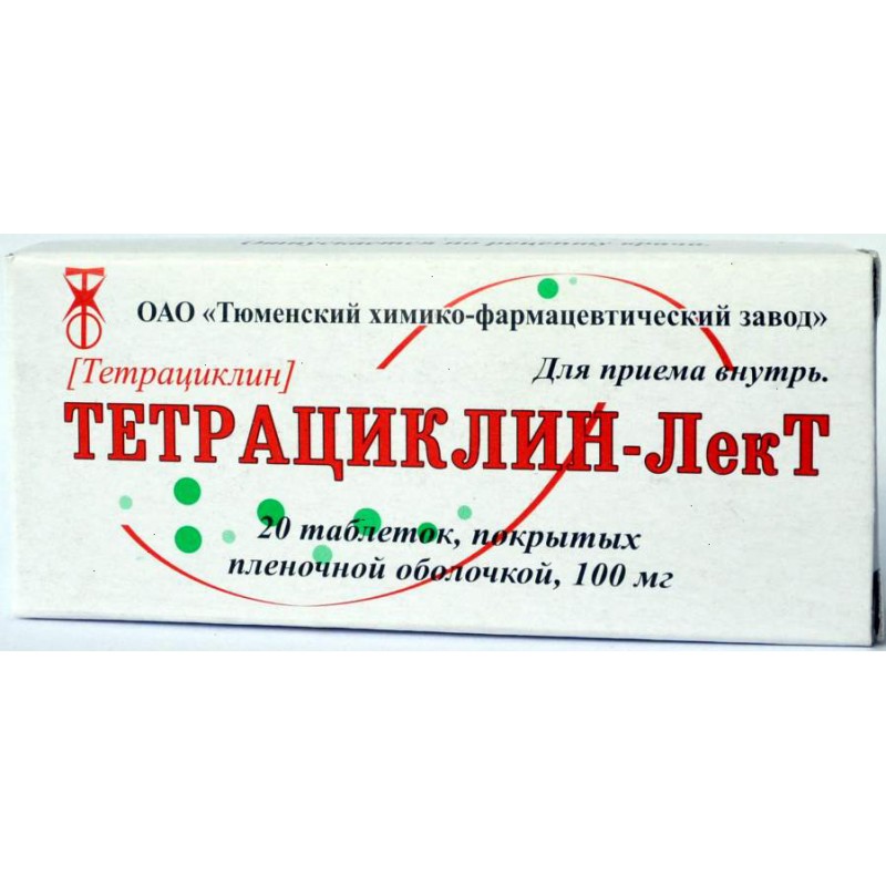 Tetracyclin-lekt tabs 100mg #20