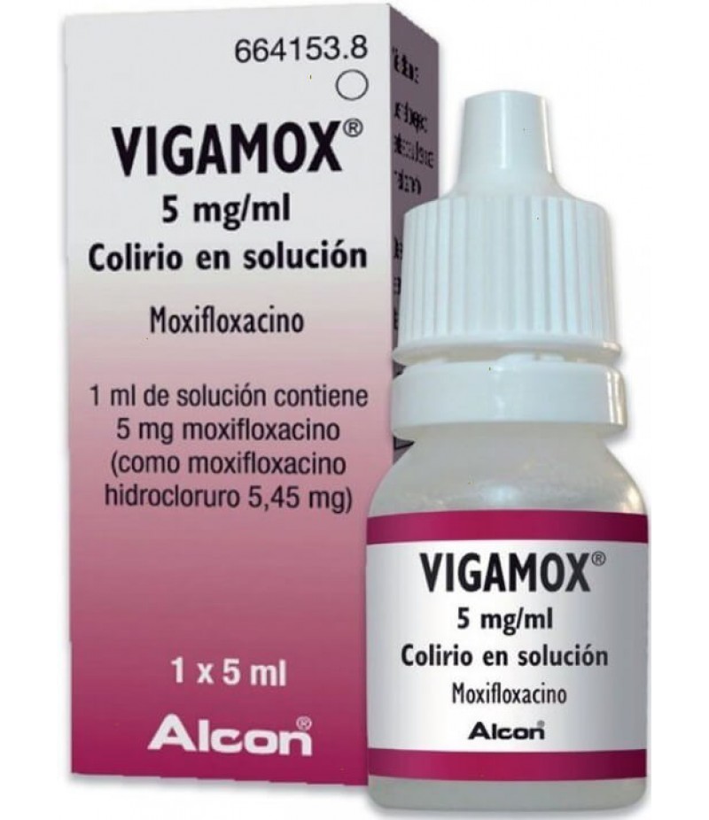 Vigamox eye drops 0.5% 5ml Vigamox eye drops 0.5% 5ml