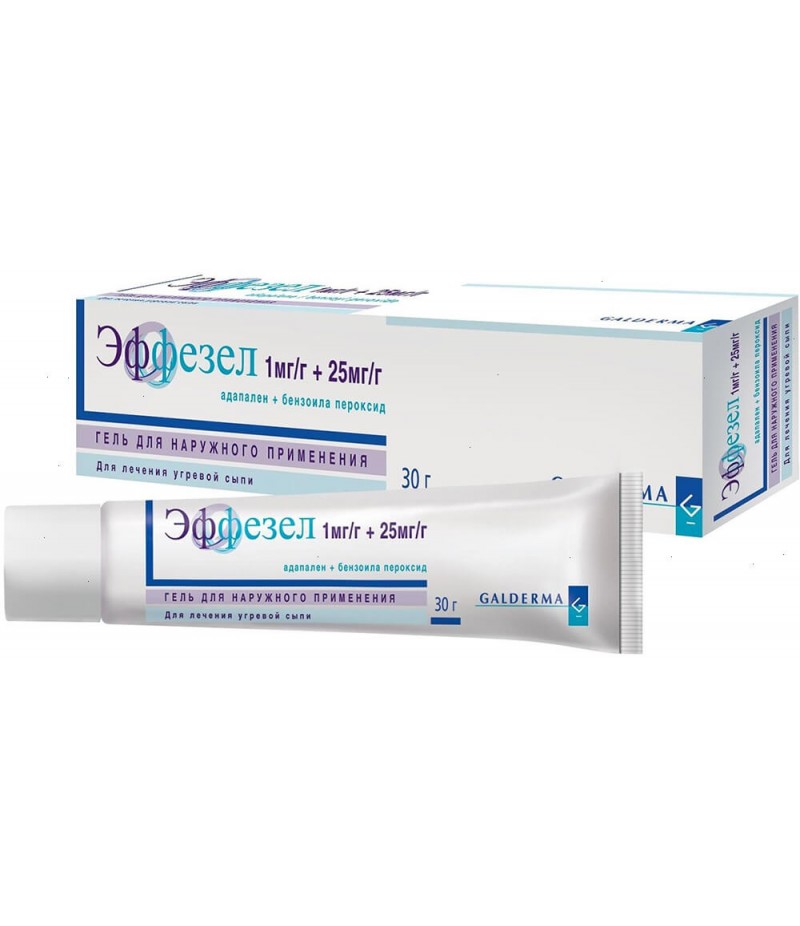 Effezel gel 1mg/gr + 25mg/gr 30gr Effezel gel 1mg/gr + 25mg/gr 30gr