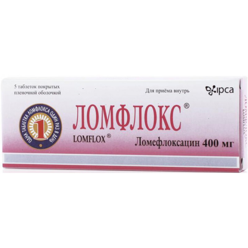 Lomflox tabs 400mg #5