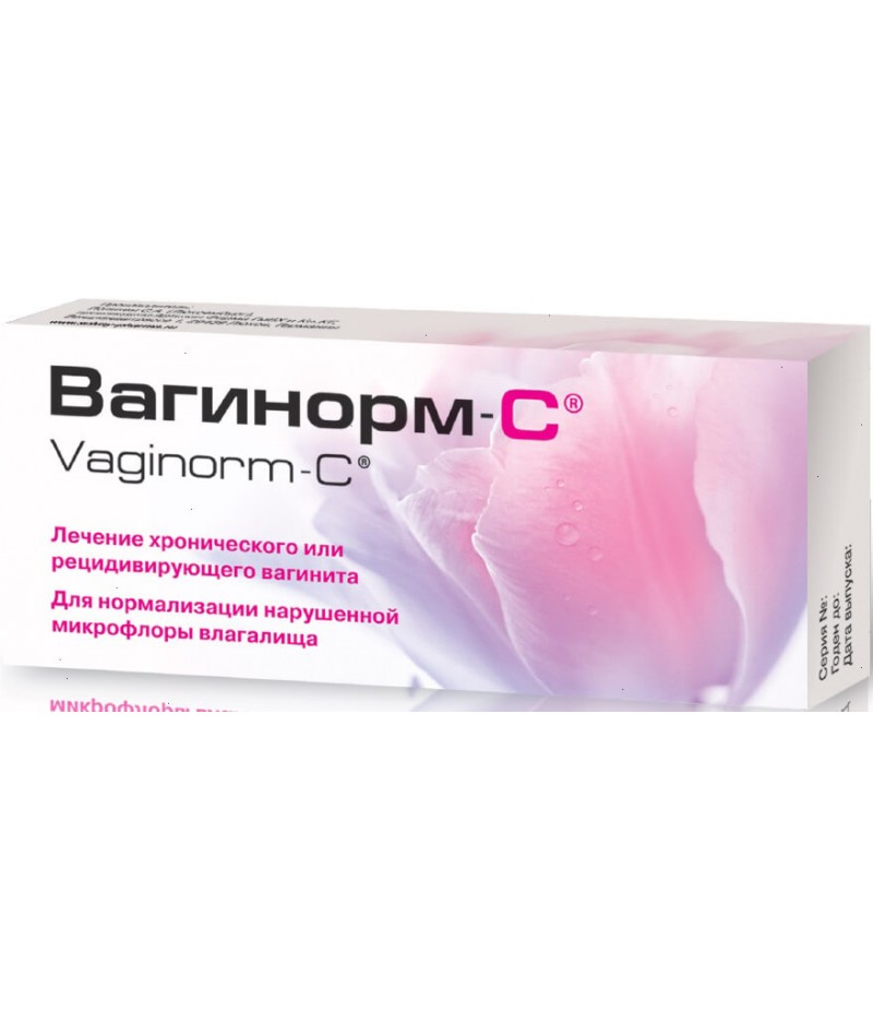 Vaginorm-С vag. tabs 250mg #6 Vaginorm-С vag. tabs 250mg #6