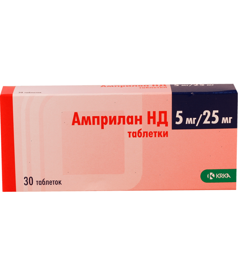 Amprilan ND tabs 5mg + 25mg #30 Amprilan ND tabs 5mg + 25mg #30