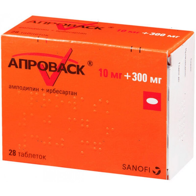 Aprovasc tabs 300mg + 10mg #28