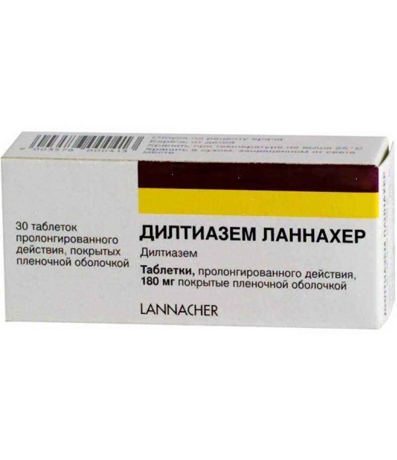 Diltiazem tabs 180mg #30 Diltiazem tabs 180mg #30