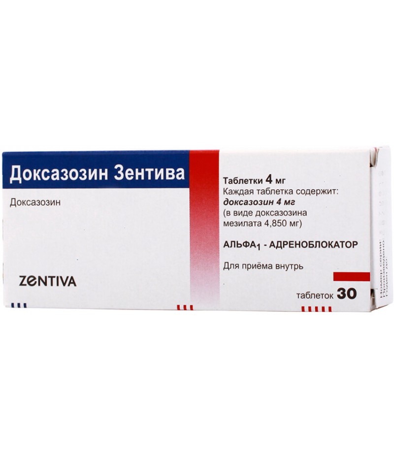 Doxazosin tabs 4mg #30 Doxazosin tabs 4mg #30