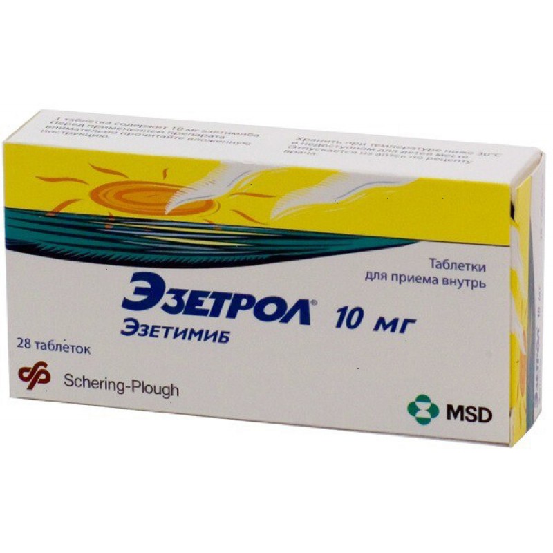 Ezetrol tabs 10mg #28