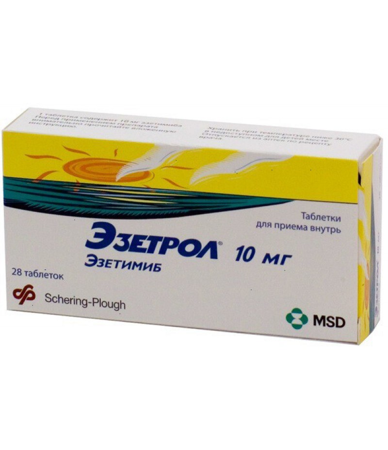 Ezetrol tabs 10mg #28 Ezetrol tabs 10mg #28