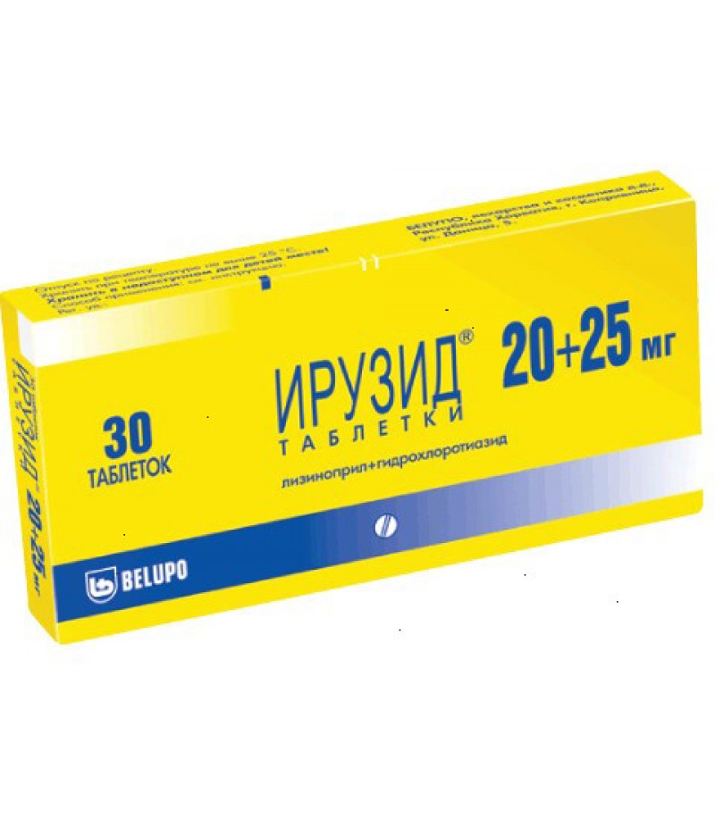 Iruzid tabs 20mg/25mg #30 Iruzid tabs 20mg/25mg #30