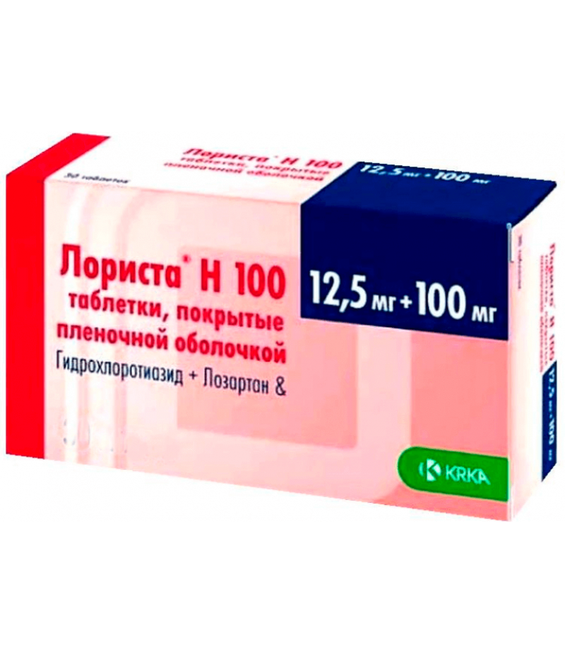 Lorista H tabs 100mg + 12.5mg #90 Lorista H tabs 100mg + 12.5mg #90