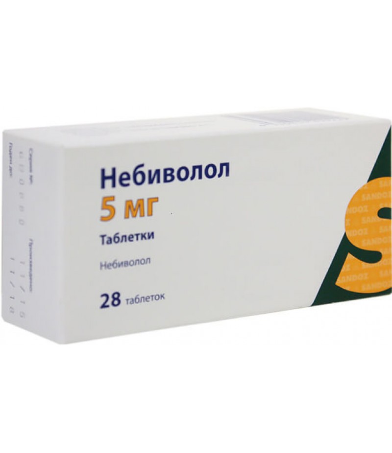 Nebivolol tabs 5mg #28 Nebivolol tabs 5mg #28