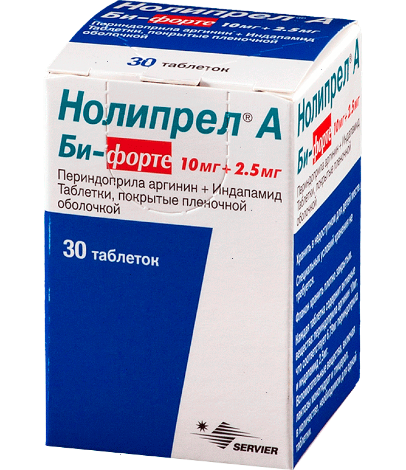 Noliprel A Bi-Forte tabs 10mg + 2.5mg #30 Noliprel A Bi-Forte tabs 10mg + 2.5mg #30