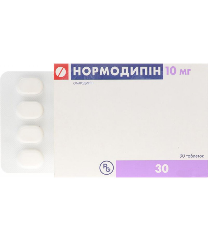 Normodipine tabs 10mg #30 Normodipine tabs 10mg #30