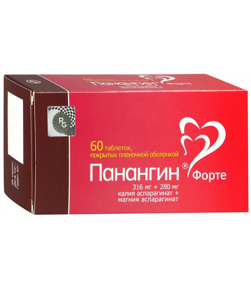Panangin Forte tabs 316mg + 280mg #60 Panangin Forte tabs 316mg + 280mg #60