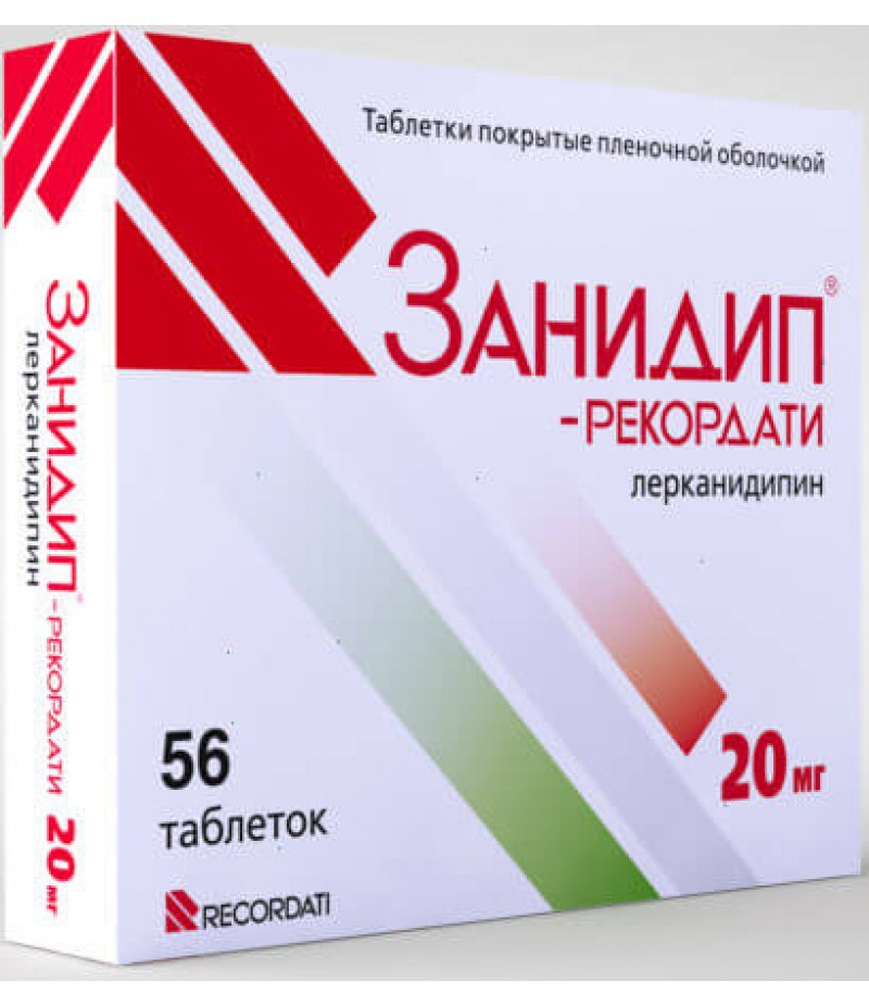 Zanidip tabs 20mg #56 Zanidip tabs 20mg #56
