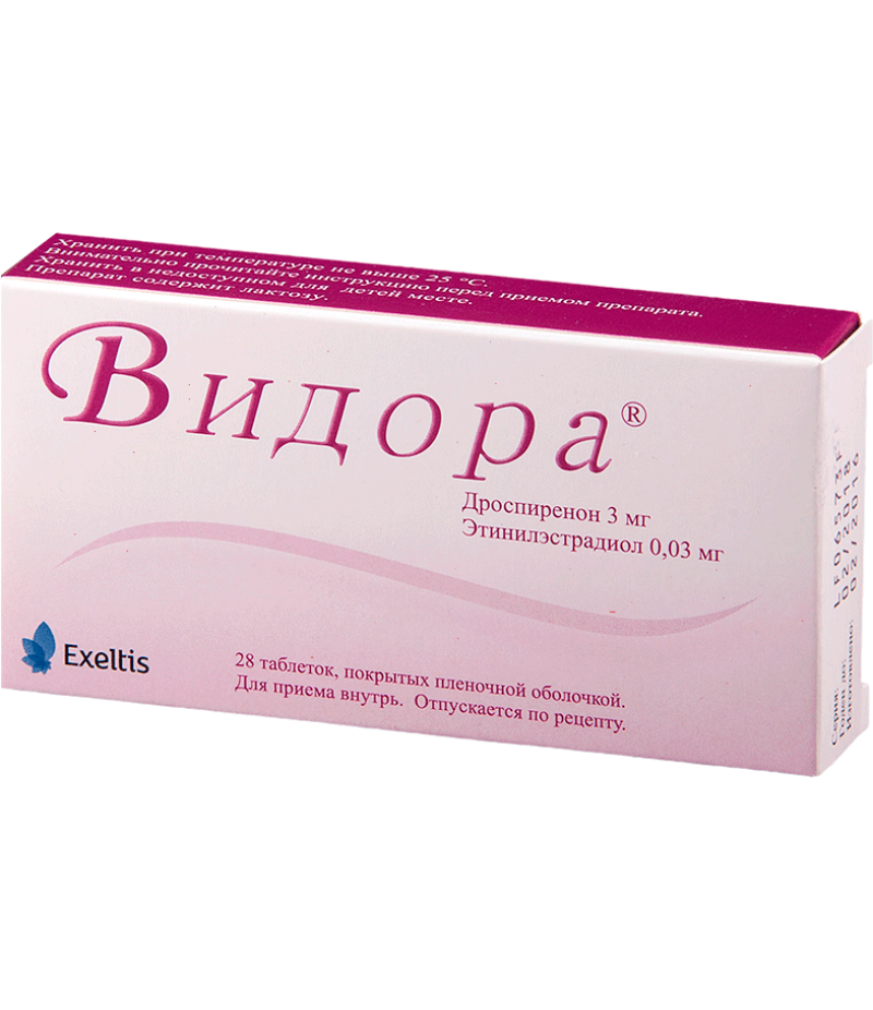 Vidora tabs 3mg + 0.03mg #28 Vidora tabs 3mg + 0.03mg #28