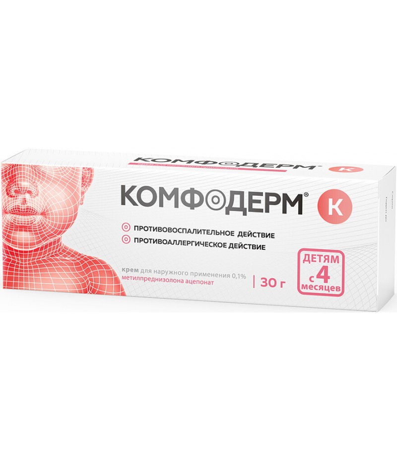 Comfoderm K cream 0.1% 30gr Comfoderm K cream 0.1% 30gr