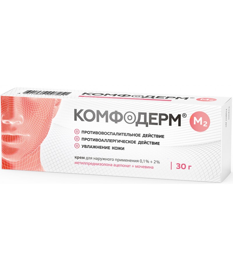 Comfoderm M2 cream 0.1% + 2% 30gr Comfoderm M2 cream 0.1% + 2% 30gr