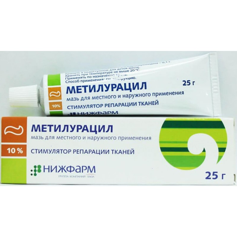 Methyluracil ointment 10% 25gr