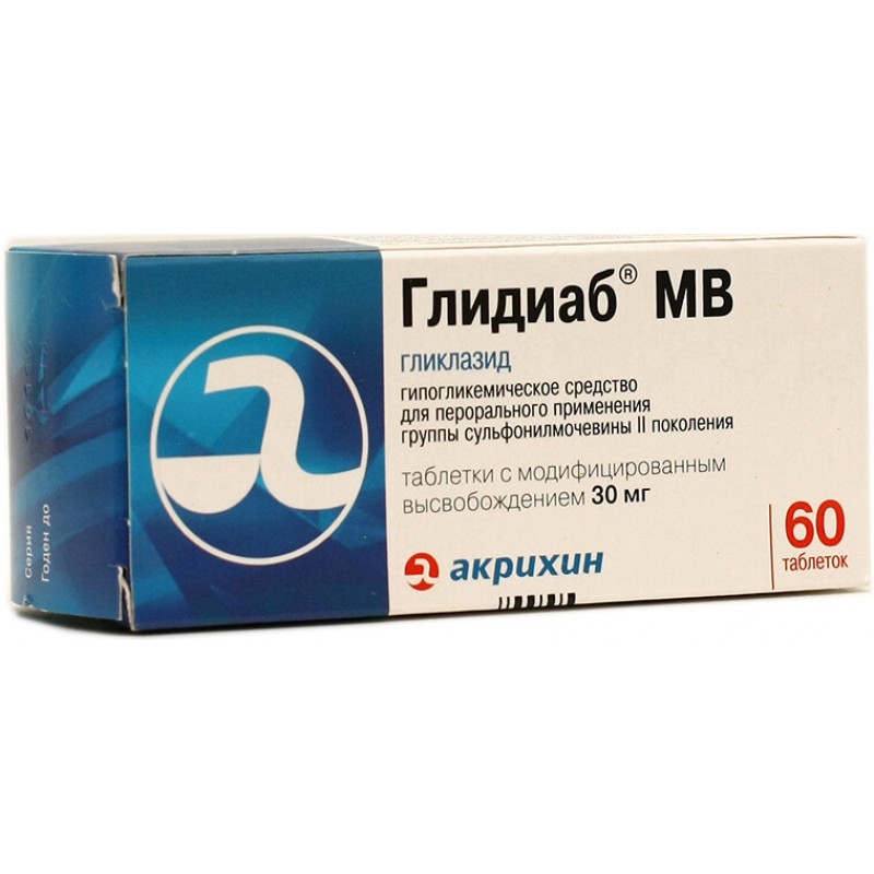 Glidiab MB tabs 30mg #60