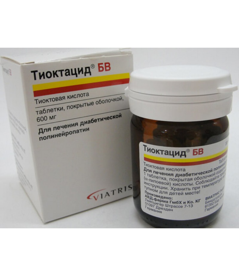 Thioctacid BV tabs 600mg #30 Thioctacid BV tabs 600mg #30