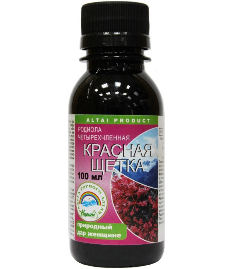Rhodiloa quadrifiga (Krasnaya shetka) Red Brush tincture 100ml Rhodiloa quadrifiga (Krasnaya shetka) Red Brush tincture 100ml