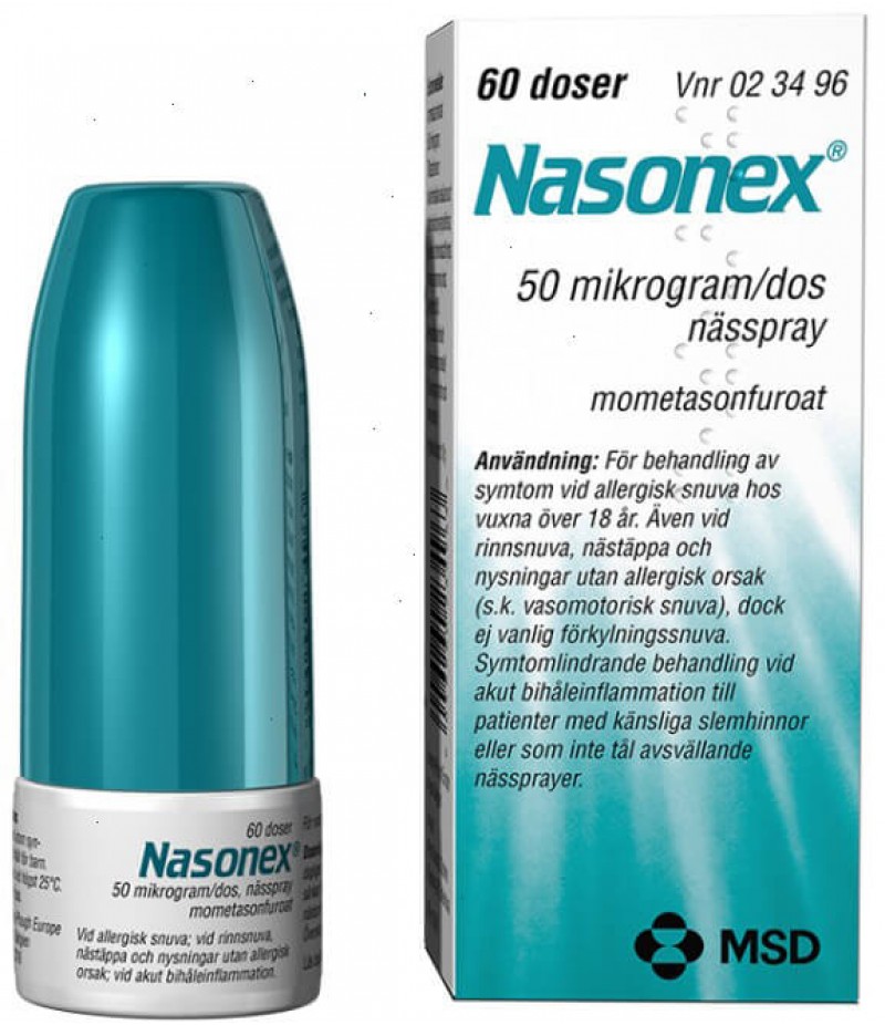 Nasonex spray 50mcg/dose 60doses Nasonex spray 50mcg/dose 60doses