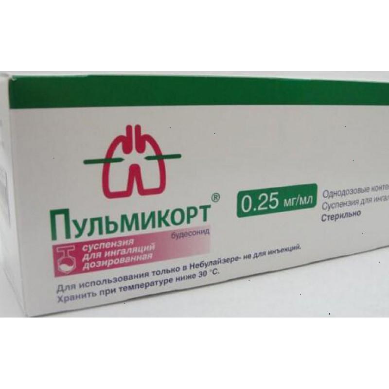 Pulmicort susp. 0.25mg/ml 2ml #20