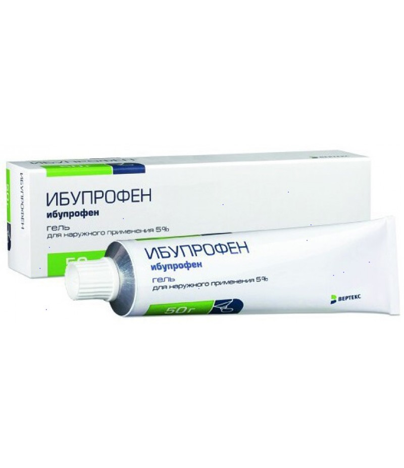 Ibuprofen gel 5% 50gr Ibuprofen gel 5% 50gr