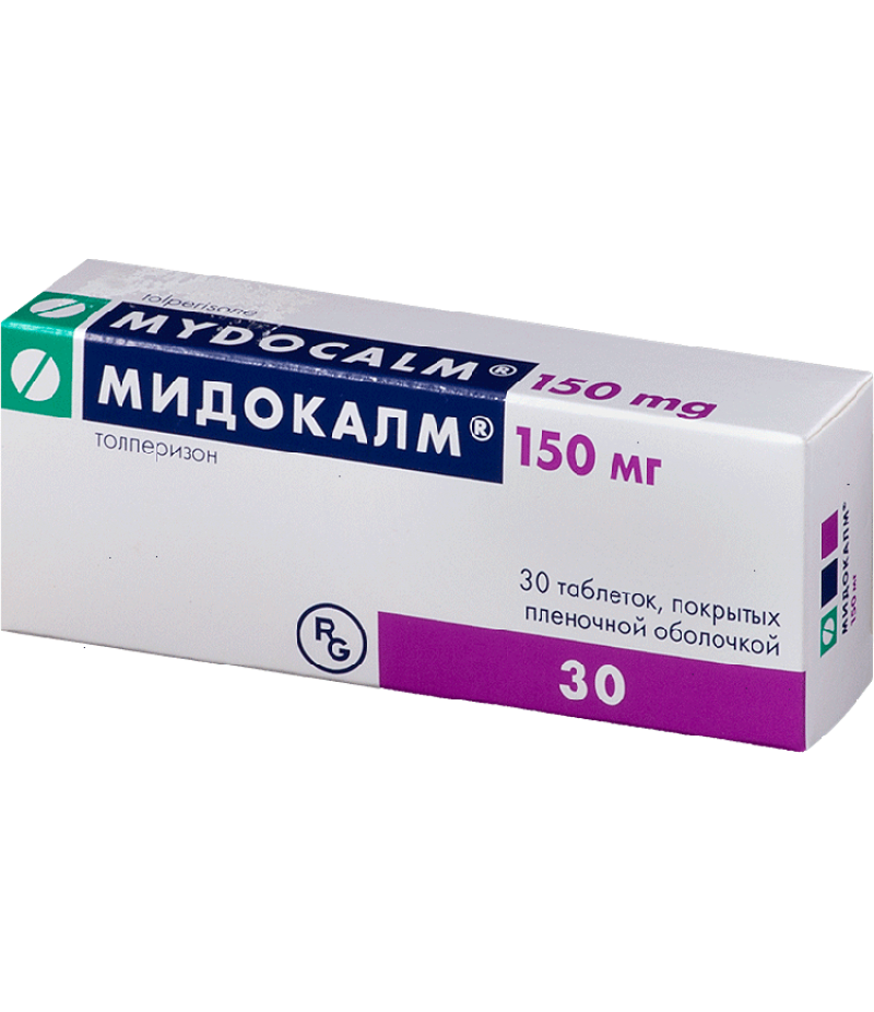 Mydocalm tabs 150mg #30 Mydocalm tabs 150mg #30