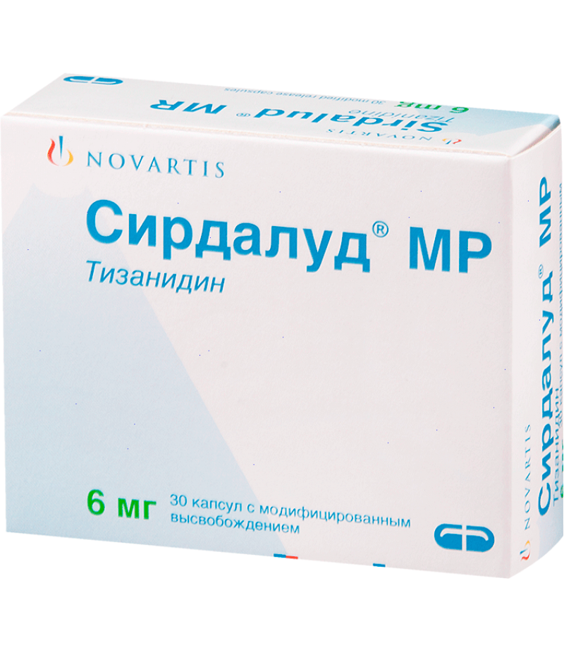 Sirdalud MR caps 6mg #30 Sirdalud MR caps 6mg #30