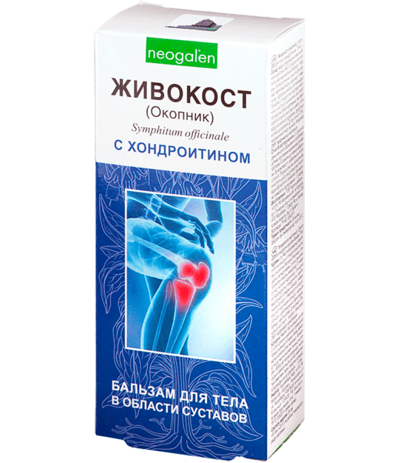 Zhivokost with chondroitin balm 75ml Zhivokost with chondroitin balm 75ml
