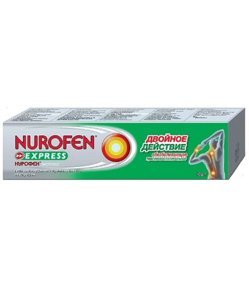Nurofen express gel 5% 100gr Nurofen express gel 5% 100gr