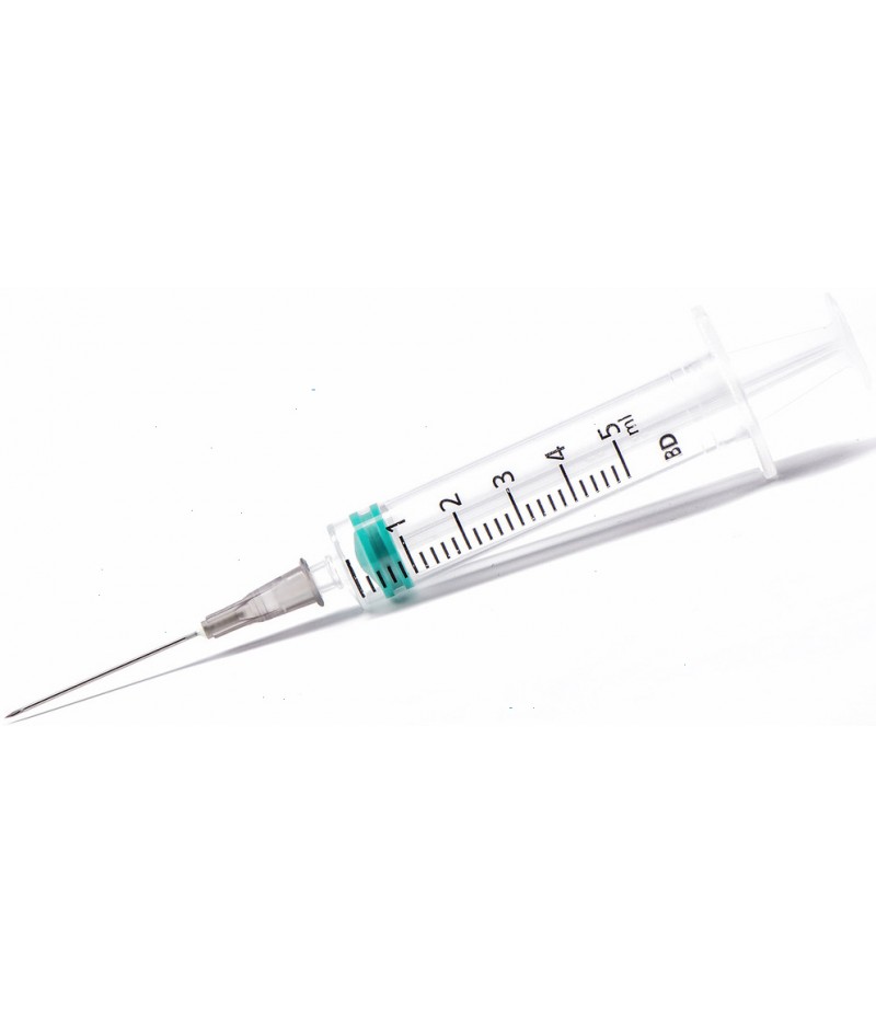 Syringe with needle 5ml disposable #1 Syringe with needle 5ml disposable #1
