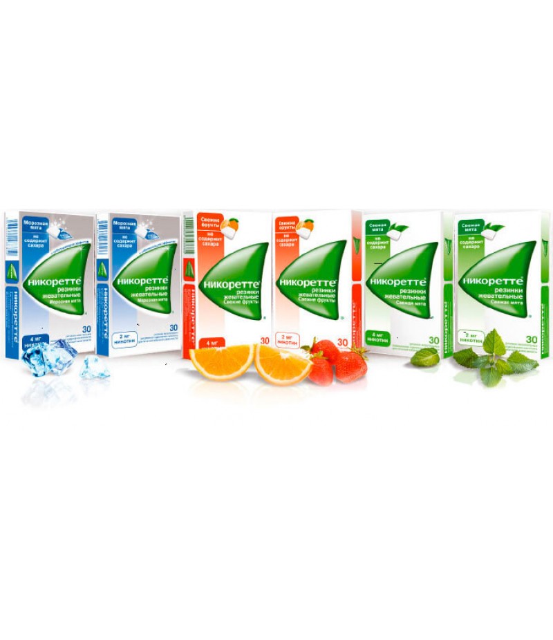 Nicorette chewing gum 2mg #30 Nicorette chewing gum 2mg #30
