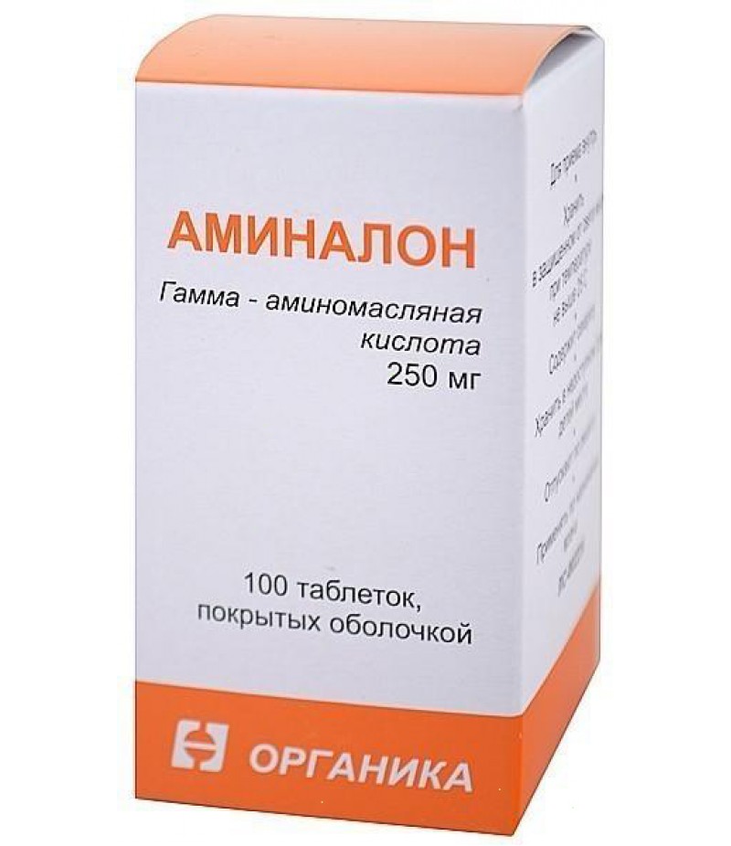 Aminalon nootropic tabs 250mg #100 Aminalon nootropic tabs 250mg #100