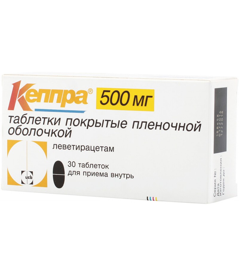 Keppra tabs 500mg #30 Keppra tabs 500mg #30
