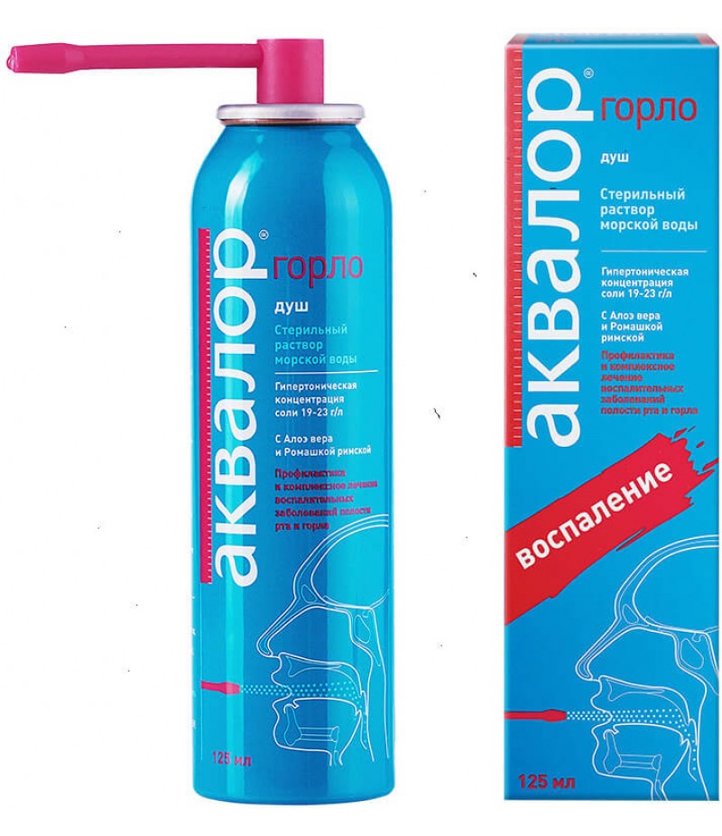 Aqualor throat 125ml Aqualor throat 125ml