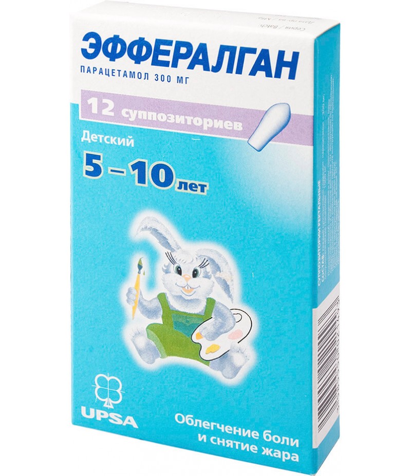 Efferalgan supp 300mg #12 Efferalgan supp 300mg #12