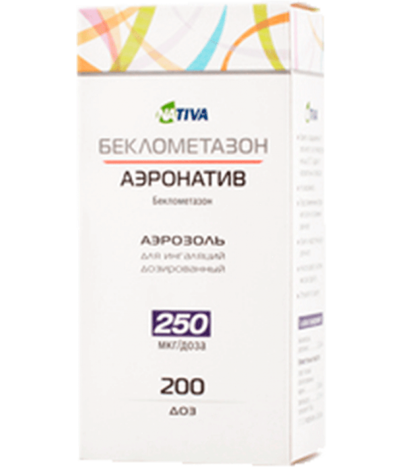 Beclometasone-Aeronative aerosol 250mcg/dose 200doses Beclometasone-Aeronative aerosol 250mcg/dose 200doses