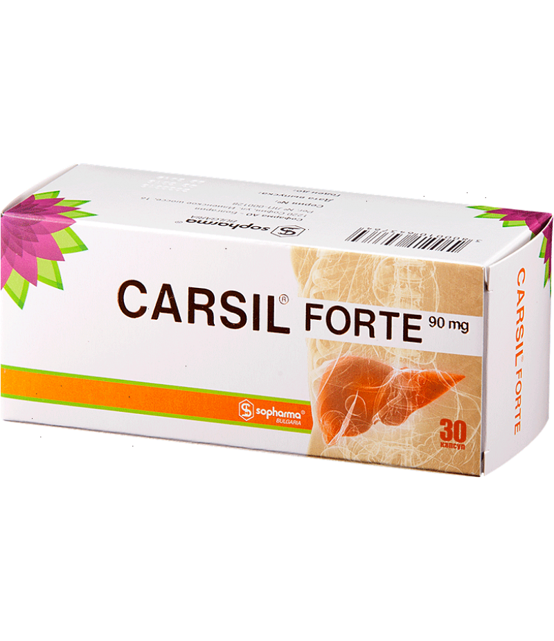 Carsil forte caps 90mg #30 Carsil forte caps 90mg #30