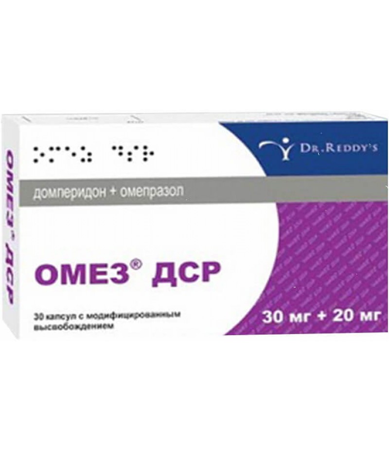 Omez DSR cap 30mg + 20mg #30 Omez DSR cap 30mg + 20mg #30