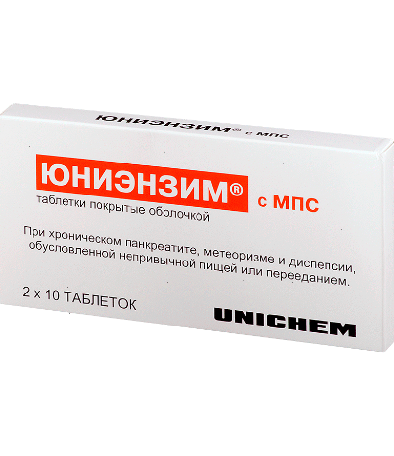 Unienzym with MPS tabs #20 Unienzym with MPS tabs #20