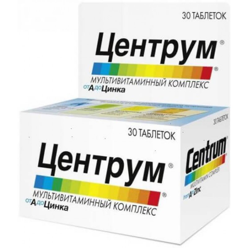 Centrum Multivitamins from A to Zinc tabs #30