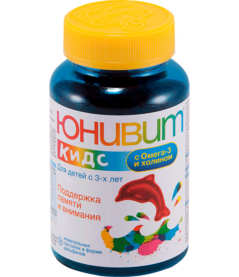 Univit Kids with Omega-3 and choline #30 Univit Kids with Omega-3 and choline #30