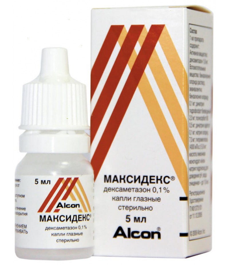 Maxidex eye drops 0.1% 5ml Maxidex eye drops 0.1% 5ml